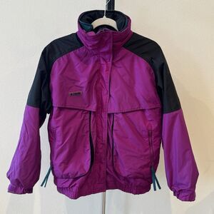 Vintage Columbia Ski Jacket Womens‎ Large Pink Powder Keg 3 in 1 Snow Y2K 90's